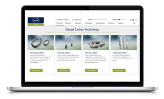 Schunk Carbon Technology  
Website Relaunch